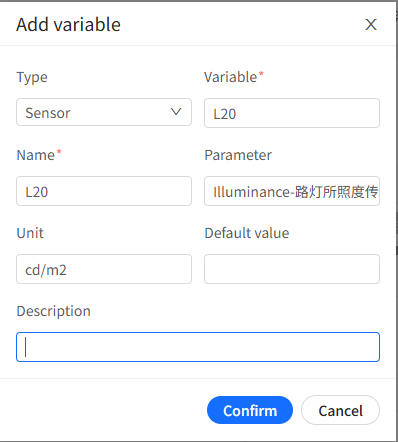 Strategy Parameter - Sensor
