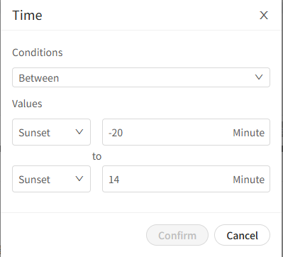 Strategy Rule - Sunrise Sunset